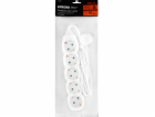 Kabel Strend Pro DG-805B, německá zásuvka, 1,50 m, 5 zásu...