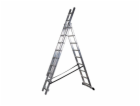 Žebřík Strend Pro DW3 3x9, Alu, EN 131 max. 4,54 m
