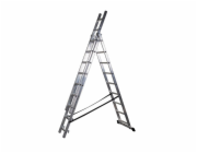 Žebřík Strend Pro DW3 3x9, Alu, EN 131 max. 4,54 m