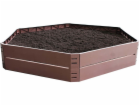 Strend Pro RB083, 132x25 cm, 250 litrů, PP, 6dílný, zvýšený