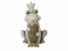 MagicHome Dekorace Gecco, Queen Frog, magnézie, 29x23x43 cm