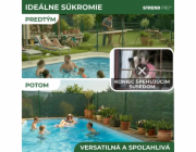 Stínicí tkanina POPULAR.NET 1,2x10 m, HDPE, UV, 150 g/m2, 90% zelená