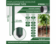 Tyč Garden SB 11/750 mm, ocel/plast, zelená, opěrná k rostlinám a rajčatům