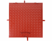 Poklop MC60, 600x600 mm, kanálový, bordó, max. 150 kg