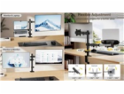 Stolní držák na notebook a monitor Fiber Mounts SDN20
