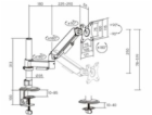 Držák monitoru na stůl Fiber Mounts FM60
