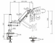 Držák monitoru na stůl Fiber Mounts FM60
