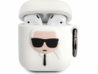 Karl Lagerfeld KLACCSILKHWH Silikonový ochranný kryt Ikon...