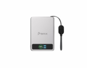 BMX SolidSafe™ 5K Solid-State Magnetic Power Bank, Silver