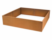 Vyvýšený záhon G21 132 x 32 x 132 cm, Corten