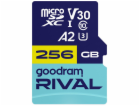 GOODRAM RIVAL M2AA 256 GB MicroSDXC V30 A2 UHS-I U3 + ada...