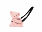 Doudou Plyšová taška přes rameno Medvídek růžový 30 cm