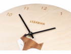 BeWooden Dřevěné hodiny Fox Clock