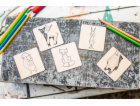 BeWooden Lišácké vkládací puzzle 4 v 1 - Lišárna
