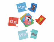 Petit Collage Didaktické puzzle Abeceda