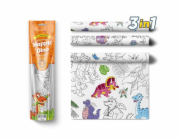 Pexi Malovací ubrusy 3 ks - Šťastní Dinosauři (Happy Dino)