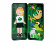 Petit Collage Magnetické puzzle Přírodovědkyně