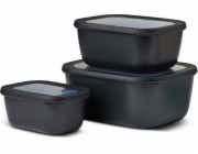 Mepal Cirqula Multi-Bowl Set  3-pcs, nordic black