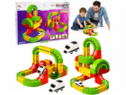 LeanToys Magnetická dráha s elektrickým vláčkem 3D kreati...