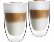 Vialli Design Sada 2 vysokých dvoustěnných termo sklenic Amo 350 ml 27831