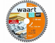Waart Pilový kotouč WAART 216x30mm 60T Widia pila na dřevo a překližku