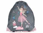 PASO Kabelka na boty Ballerina, růžová/šedá