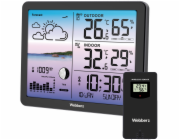 Webber ova meteorologická stanice WS305C s bezdrátovým senzorem a barometrem, DCF, počasí