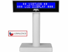 LCD displej Virtuos FL-2026MB 2x20, USB bílý