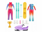 LeanToys Anlily Panenka Zimní sporty Lyže Sněžný skútr Sn...