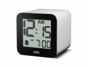 Braun BC 25 WP weiß  Quarzwecker mit Sprachausgabe
