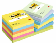 Staples Sponky POST-IT® Energetic 76x76 mm různé barvy