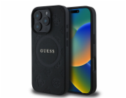 Guess Saffiano Peony MagSafe iPhone 16 P
