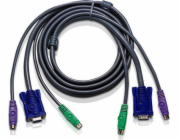 ATEN sdružený prodlužovací kabel 3m, PS/2