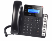 Grandstream GXP1628, 2,95" LCD podsv. disp., 2 SIP účty, 3prog. tlačítka, 8 BLF, dual Gbit port, PoE
