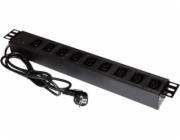 Alantec PZ010 napájecí prodlužovačka 1,8 m 9 AC zásuvky / AC zásuvek Vnitřní Černá