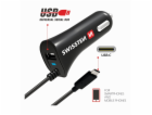 Swissten Cl Autonabíječka Usb-C A Usb 2,4A Power
