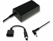 Qoltec 51728 Napájecí adaptér pro HP | 65W | 19V | 3,33A 4,5*3,0+pin | adaptér 4,5*3,0+pin/7,4*5,0+pin | napájecí kabel