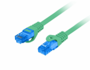 LANBERG PATCHCORD S/FTP CAT.6A 20M ZELENÝ LSZH