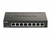 D-Link DGS-1100-08PV2 D-Link DGS-1100-08PV2 8-port Gigabit Smart Managed PoE switch, PoE budget 64W, fanless