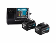 Makita Power Source Kit Li 12V 4Ah (schwarz/blau, 2x Akku BL1041B, 1x Schnellladegerät DC10SB)