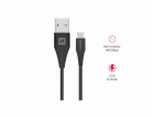 Swissten Datový Kabel Usb / Usb-C Černý 1,5M (7Mm)