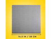 LEGO 11024 Classic Graue Bauplatte (grau, Quadratische Grundplatte mit 48x48 Noppen)