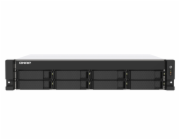 QNAP TS-873AeU-RP-4G (Ryzen 2,2GHz, 4GB RAM, 8xSATA, 2x2,5GbE, 1xPCIe, 2xM.2, 2xzdroj, malá hloubka)