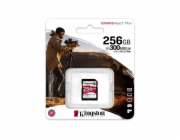 Kingston SDXC karta 256GB Canvas React Plus SDXC UHS-II 300R/260W U3 V90 for Full HD/4K/8K