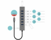 i-tec USB-C Charging Metal HUB 7 Port