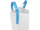 BigBag TOF4, 70x70x70 cm, PP, 4 uši, bílý, pytel s plochý...