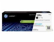 HP 139X, černá tonerová kazeta 4000 stran, W1390X
