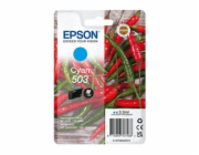 Epson 503 Singlepack - 3.3 ml - azurová - originální - blistr - inkoustová cartridge - pro EPL 5200; RIP Station 5200; WorkForce WF-2960