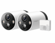 Kamerový set TP-Link Tapo C420S2 4MPx, venkovní, IP, WiFi, přísvit, baterie