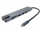 PremiumCord Adaptér USB-C na HDMI + USB3.0 + USB2.0 + PD ...